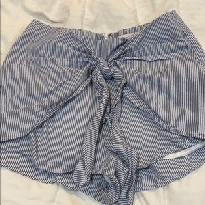Adorable Blue/white pinstripe shorts!